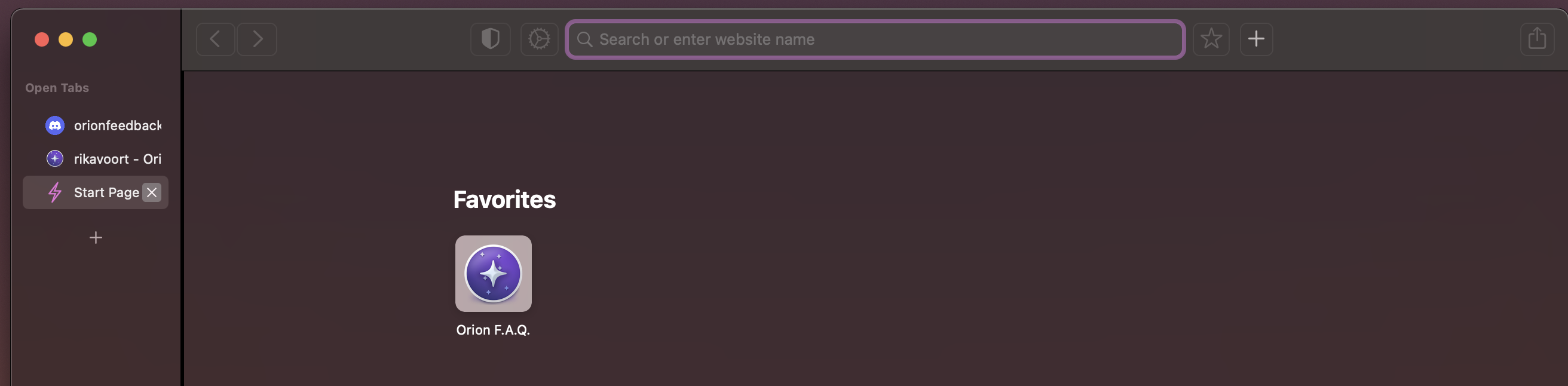 Thick black line in vertical tab bar - Orion Public Issue Tracker