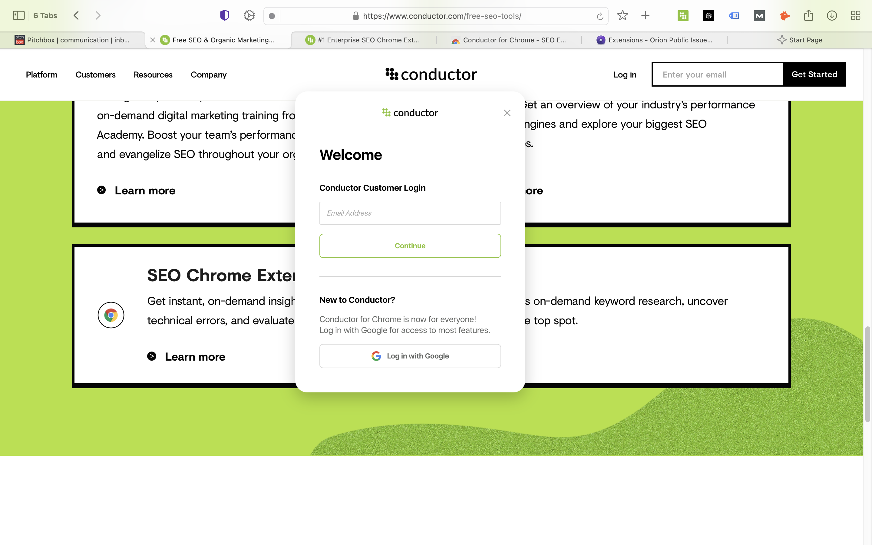 Unable to sign in using GOOGLE - Orion Public Issue Tracker