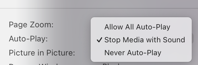 {Orion auto-play options}