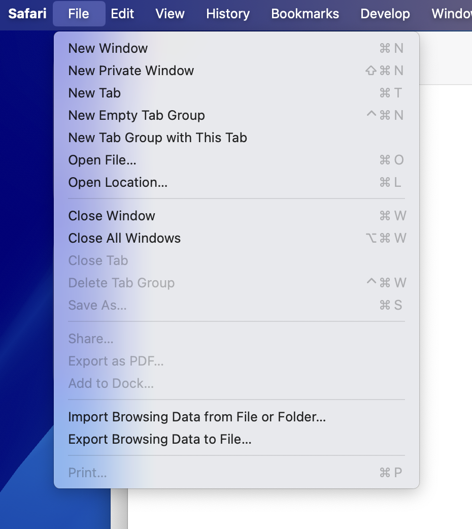 Include "History" into Export menu option - Orion Public Issue Tracker