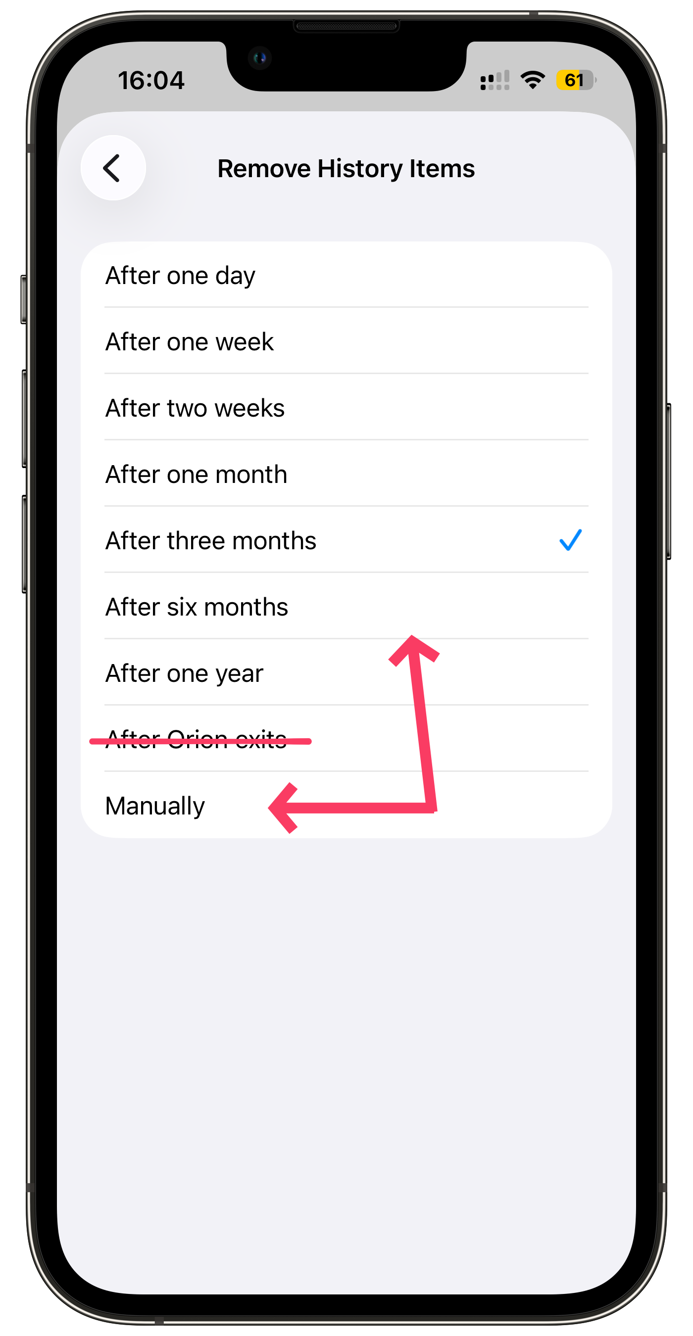 Orion not retaining tab history - Orion Public Issue Tracker