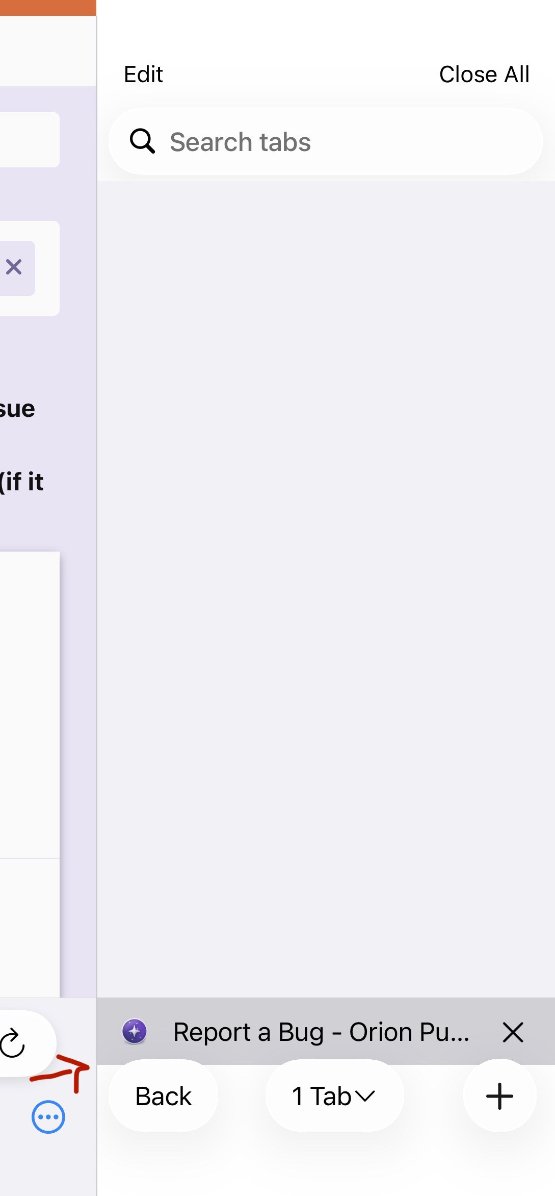 Vertical Tab Bar Misalignment - Orion Public Issue Tracker