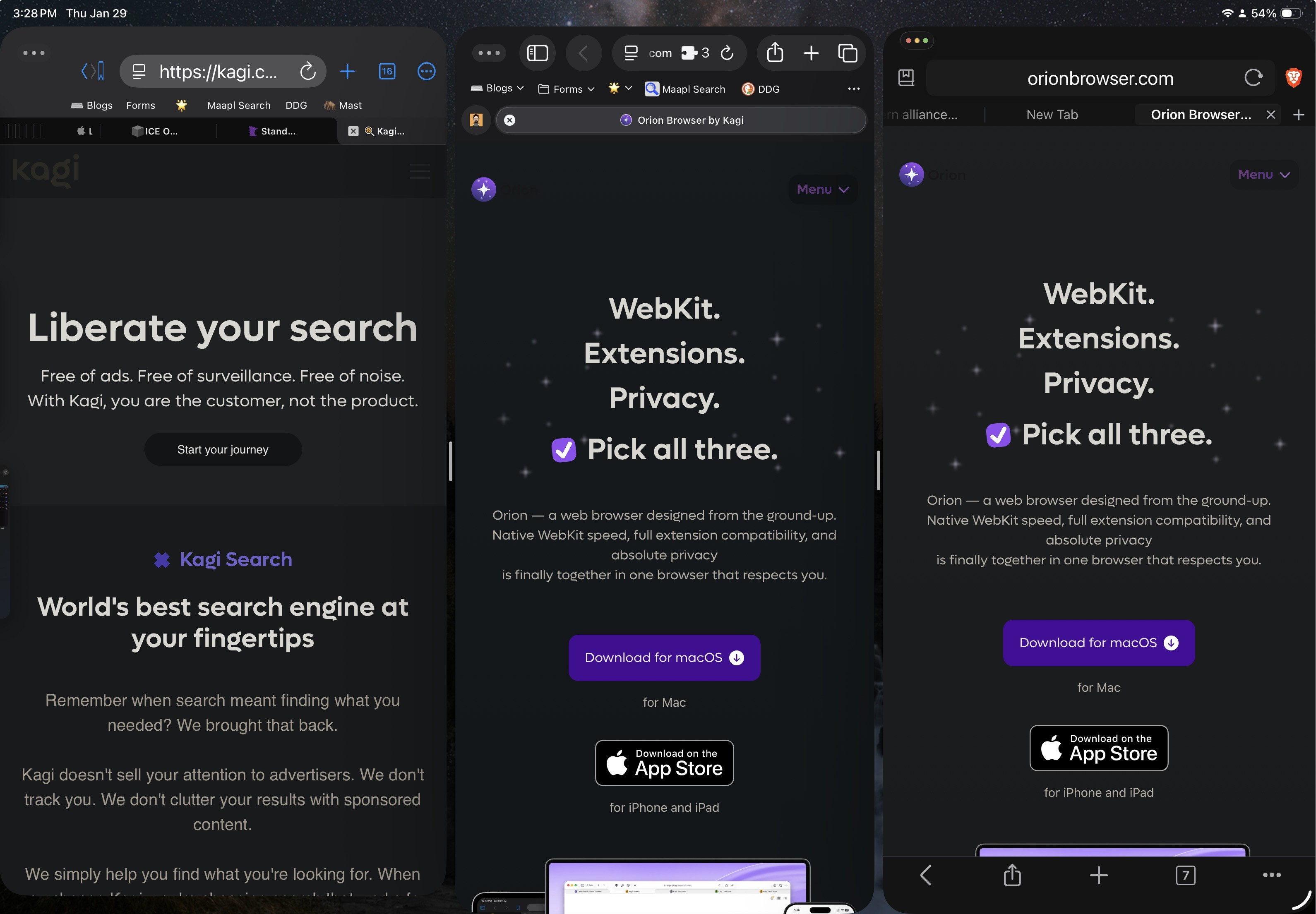 Incorrect scaling of icons (iPadOS) - Orion Public Issue Tracker