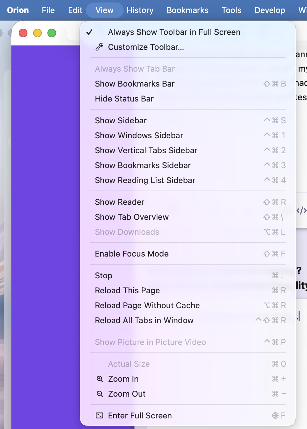 Tab Bar Not Appearing - Orion Public Issue Tracker